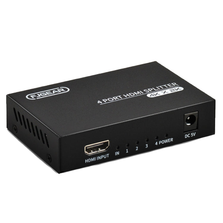 Splitter audio/video HD FJGEAR FJ-SM4K104 HDMI 1 in 4 Splitter audio/video HD FJGEAR FJ-SM4K104 HDMI 1 in 4